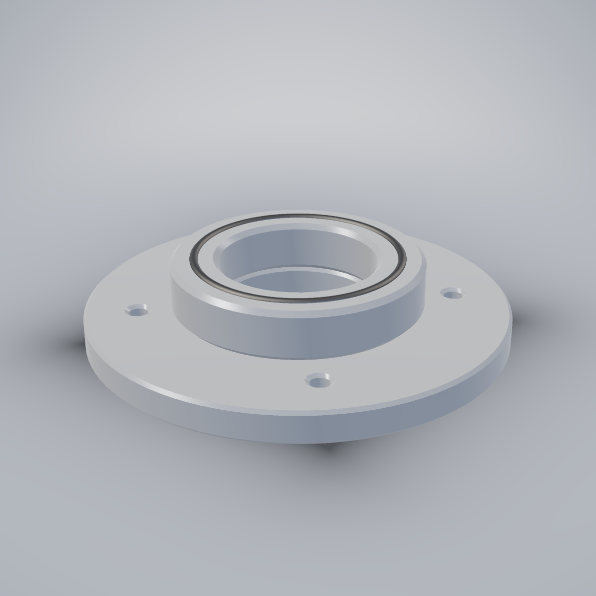 Brida circular de aluminio 100 mm
